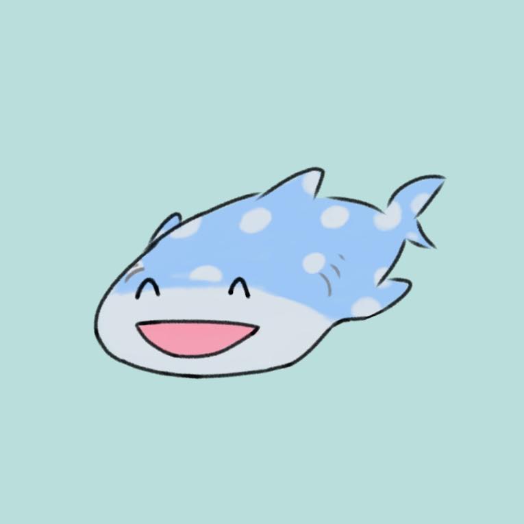 にこにこジンベエザメ